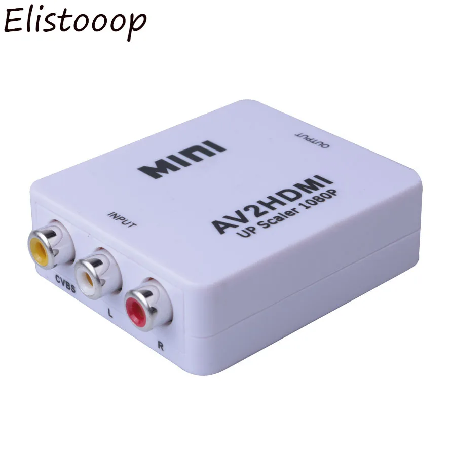 Мини конвертер AV2HDMI RCA AV HDMI CVBS в преобразователь видеоадаптер для HD ТВ ПК DVD Xbox