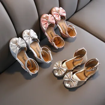 

Child Infant Kids Baby Girl Solid Crystal Bowknot Princess Sandals Casual Shoes kids shoes детская обувь обувь детская #E30