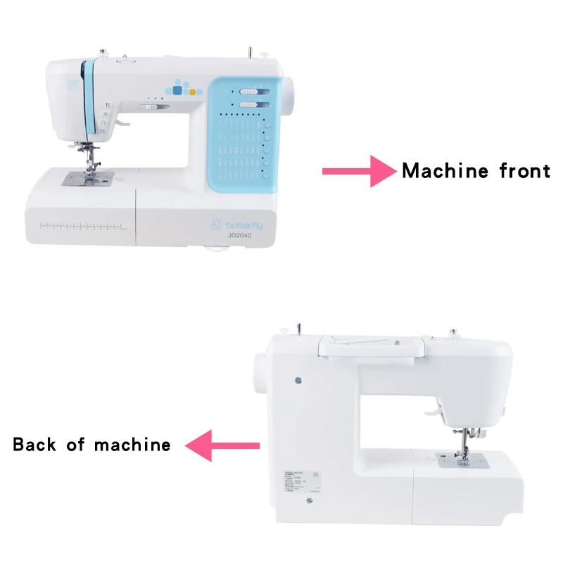 Бабочка бренд электронная швейная машина JD2040 функциональная маленькая бытовая швейная машина новая автоматическая защелка утолщение