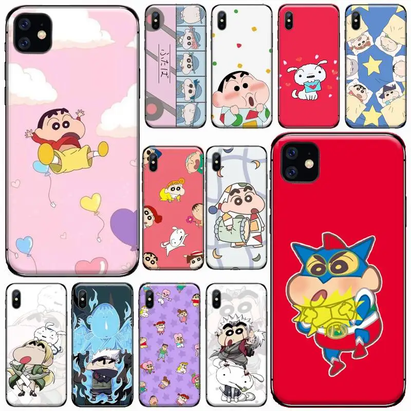 

Japanese Cartoon Crayon Shin-chan Phone Case for iPhone 11 12 pro XS MAX 8 7 6 6S Plus X 5S SE 2020 XR