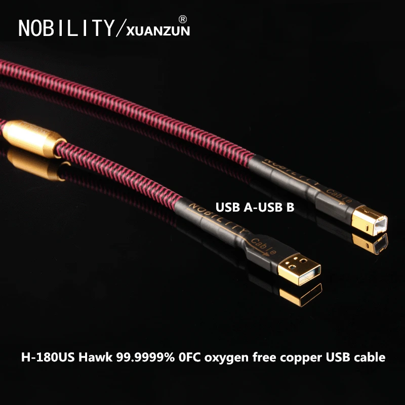 

XIANZUN H-180US 6N oxygen-free copper USB cable decoder sound card cable Data cable USB audio cable