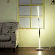 Скандинавский светодиодный напольный светильник для спальни, промышленный стоячий светильник, простой светодиодный напольный светильник для гостиной, светильник с дистанционным управлением и регулируемой яркостью