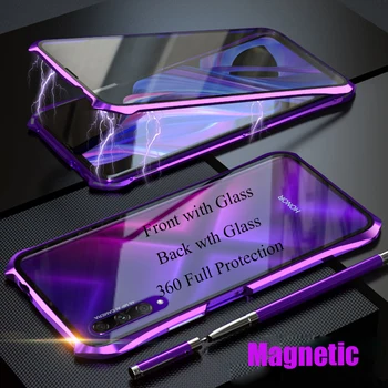 

For Huawei Honor 9X Pro Magnetic Case Honor9X Full Protective double-sided Tempered Glass Case for Huawei Honor9X Pro Metal Case