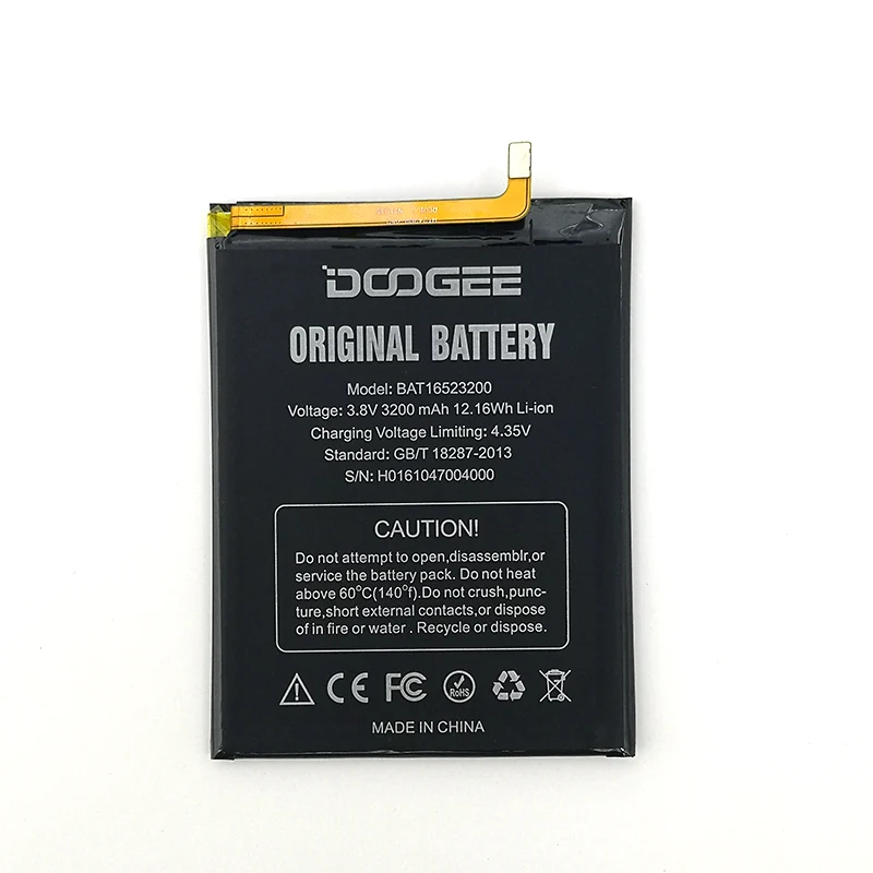 

NEW Original 3200mAh BAT16523200 battery for DOOGEE BAT16523200 Y6 C Y6C MTK6750 High Quality Battery+Tracking Number