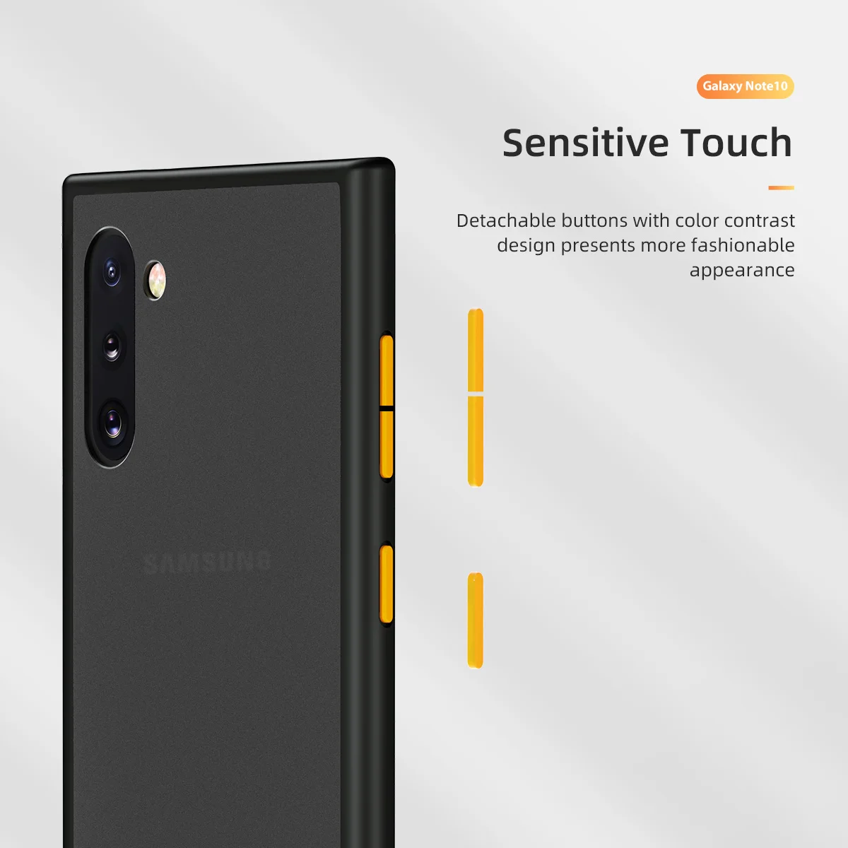 Чехол ROCK Matte PC+ TPU для samsung Galaxy Note 10 Note10 Plus Мягкий силиконовый ударопрочный бампер пуленепробиваемый стеклянный клей задняя крышка