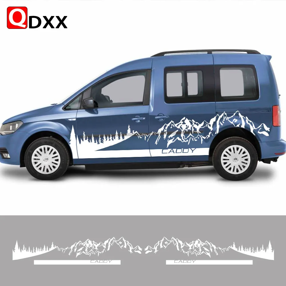 4 Pezzi Adesivi Per Auto Per Volkswagen Vw Caddy Mk1 Mk2 Mk3 Mk4 4 3 2 Maxi Kombi Camper Van Grafica Decalcomanie In Vinile Accessori Per La Messa A P