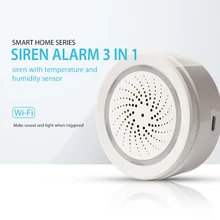 Wifi сирена, датчик, умная сигнализация, домашняя сигнализация, система Smart Life APP, Голосовое управление DJA99