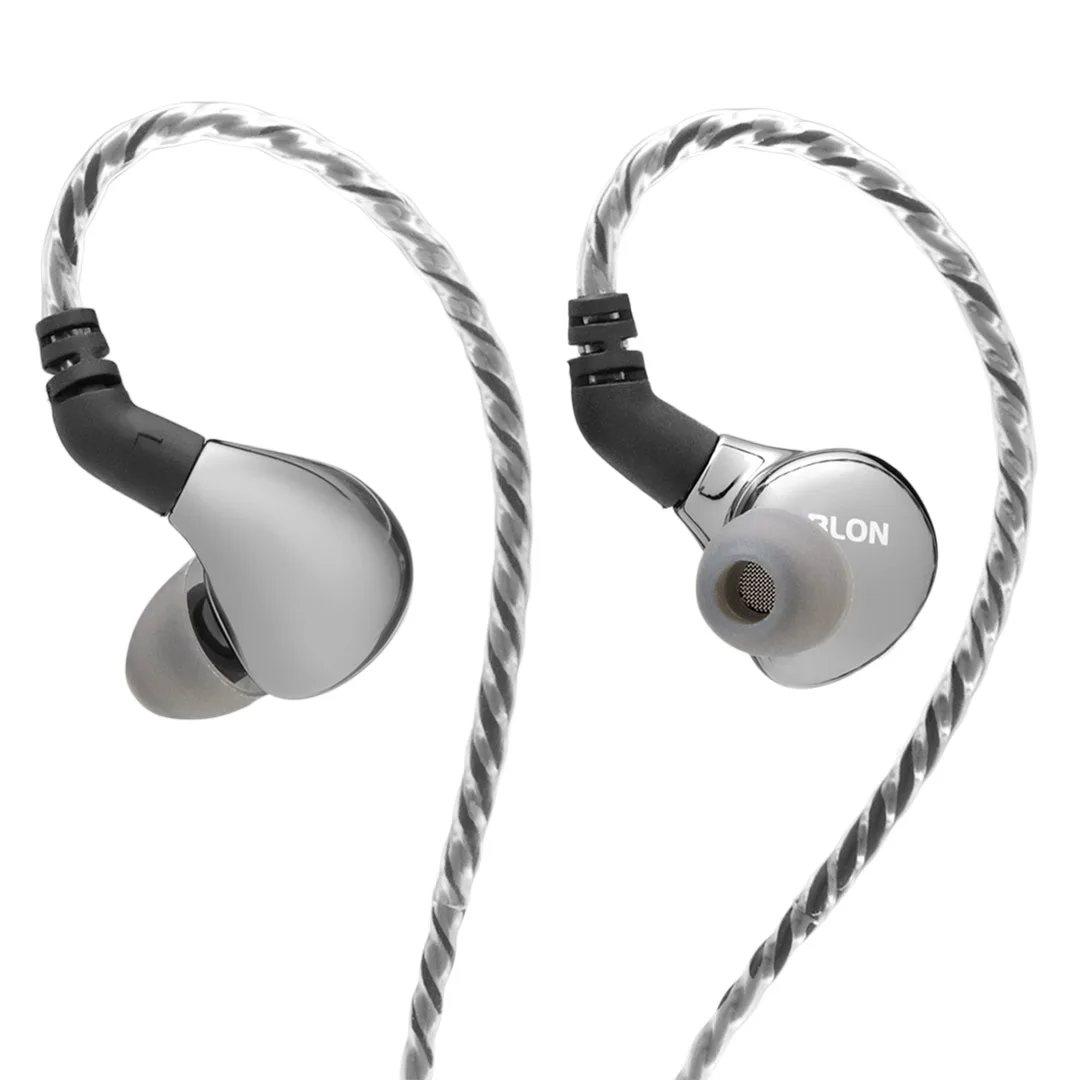 C Brown no Mic BLON BL-03 BL03 10 мм углеродные нанотрубки диафрагмы Динамический HIFI наушники опционально Tripowin C8 0,78 2Pin съемный кабель - Цвет: C Brown no Mic
