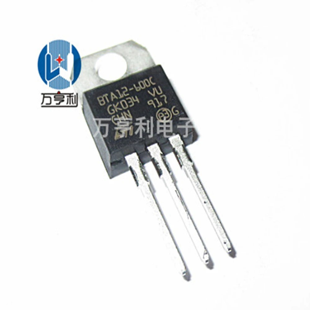 Bta12-600c Bta12-600crg To-220 New And Original 10pcs/lot - Transistors ...