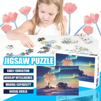 

1000PCS Landscape Jigsaw Puzzle Game Interesting Toys Puzzles Educational Puzzles Games Home Toys For Adults Kid Birthday Gifts