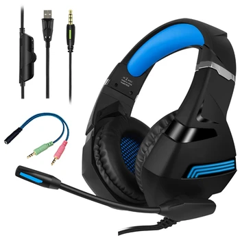 

A2 Wired Headset Computer Gaming PS4 Earphones Game Headphones Wire Luminous Headphones