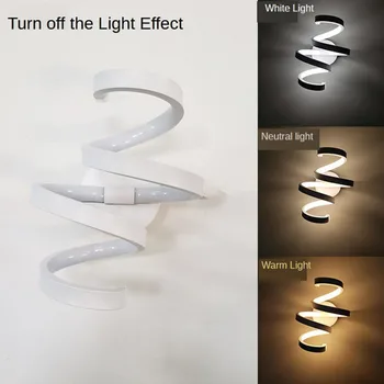 

Modern Acrylic LED Wall Lamp Simple Bedroom Bedside Light Home Decor for Living Room Hallway Indoor Decorative