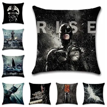 

Dark Knight batman Rise vs Strong Bane pattern Cushion Cover decorative Home sofa chair seat friend room kids gift pillowcase