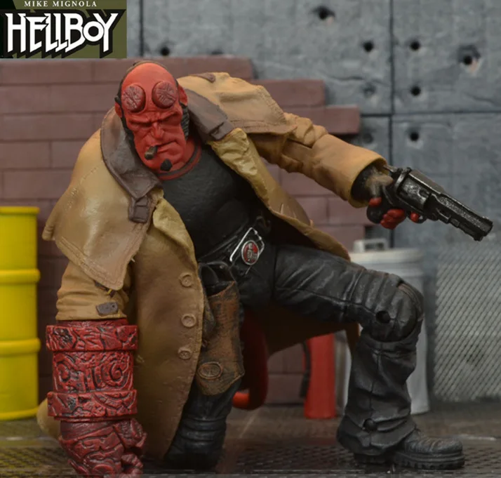 Цянь Чжи лиан Хеллбой Hellboy мальчик 1/12 простонародный подвижный шарнир фигурка гаражный комплект