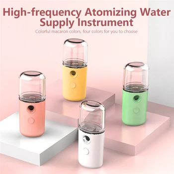 

Mini Face Steamer Portable Nano Face Sprayer Humidifier Mist Atomization Moisturizing Sprayer USB Charging