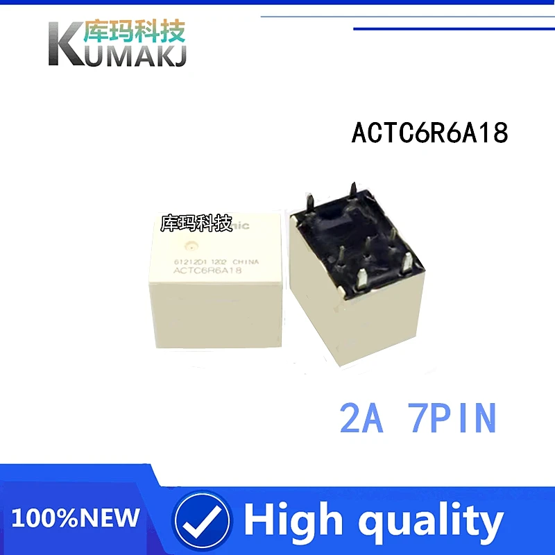 2 шт./лот 100% новое реле ACTC6R6A18 автомобильное ACTC5R6A15 2A 7PIN 12VDC | Электронные компоненты