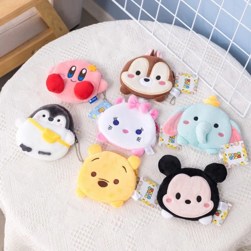 Disney TSUM Pooh Bear Микки Минни Дональд утка Модный Аниме Кошелек для монет мягкая
