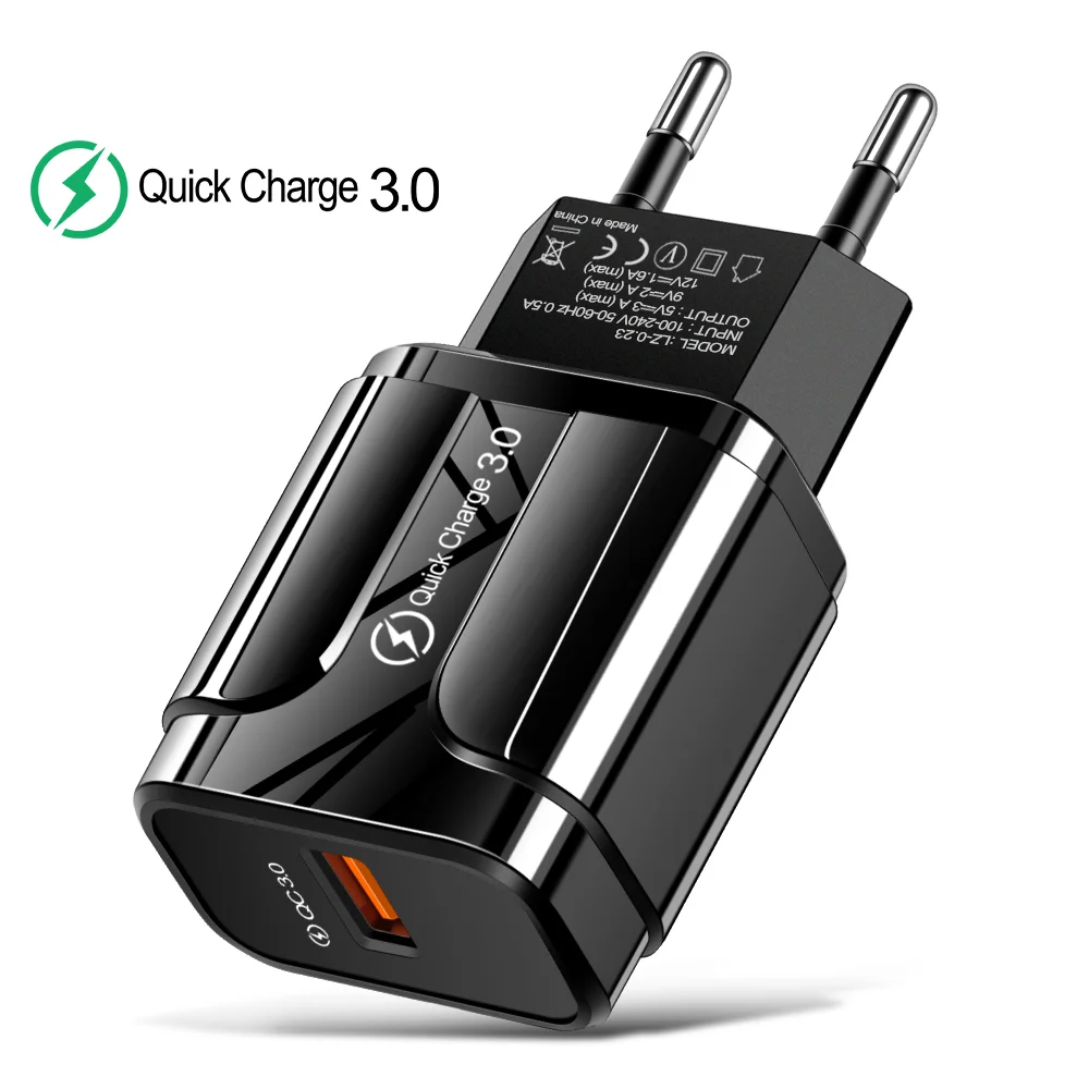 Зарядное устройство QC 3 0 USB для iPhone Samsung Xiaomi huawei | Мобильные телефоны и аксессуары