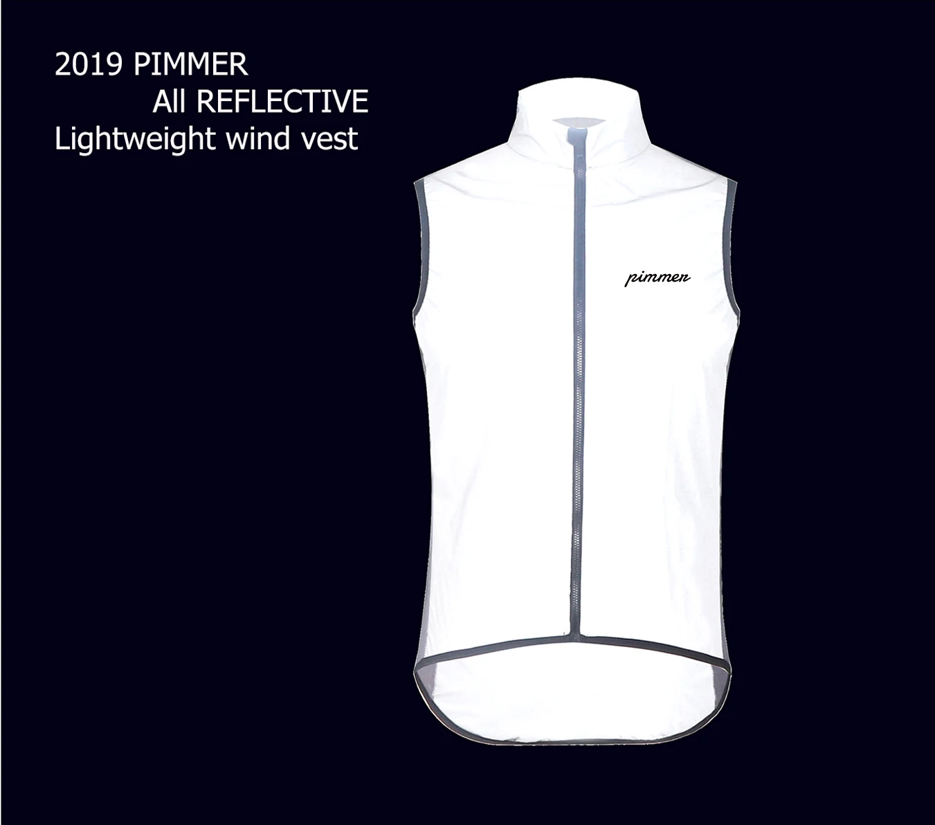PIMMER Светоотражающая водонепроницаемая ветрозащитная куртка без рукавов для велоспорта жилет для велоспорта безопасная куртка для велоспорта мужская куртка для велоспорта