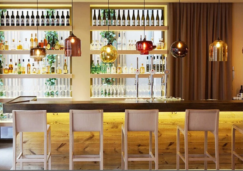 Современный Лофт Led стеклянный подвесной светильник скандинавского дизайна кафе бар подвесные светильники Кухонные светильники подвесной светильник