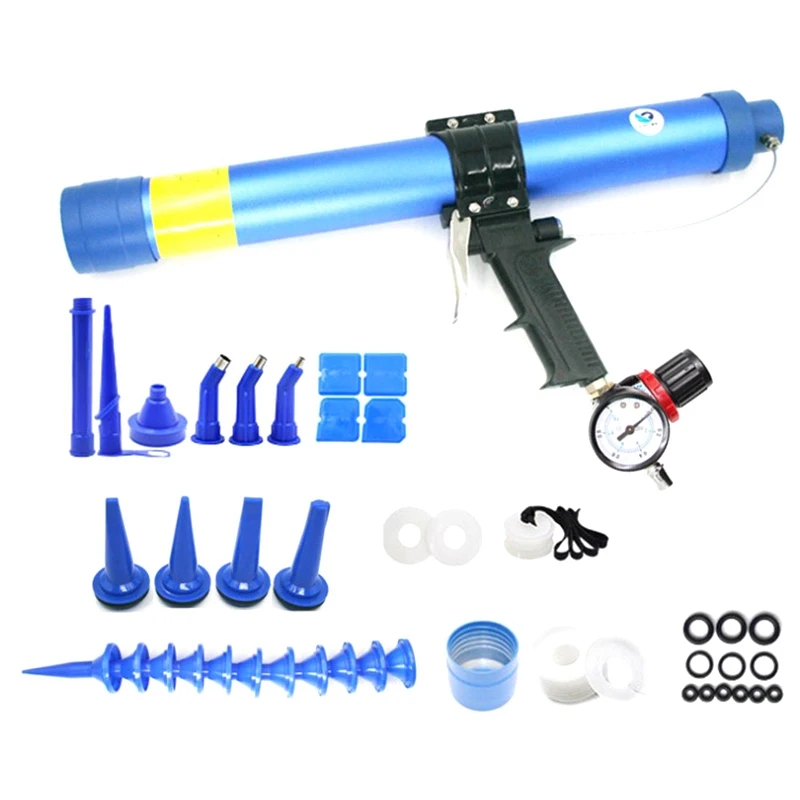 

Pneumatic Caulking Set 600Ml Glass Glue Air Rubber Tool Caulking Tools