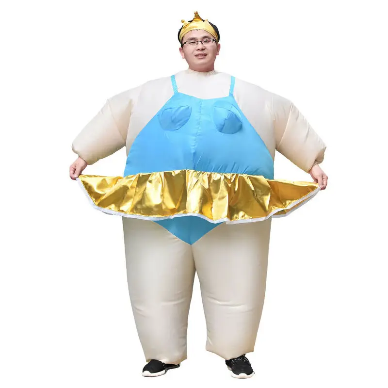 Ballerina Costume Adult Inflatable Blow Up Suit Party Fancy Dress Cosplay Outfit Promotion Carnival Halloween Xmas Easter Adults | Дом и сад