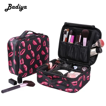 

Travel Cosmetic Bag 2020 New Professional Waterproof Portable Cosmetics Suitcases Large Capacity Organizer Toiletry Makeup Bags
