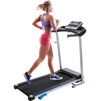 

Electric Folding Treadmill Motorized Running Machine w/ Device Holder, Audio Speaker, 12 Programs and 3 Incline Levels 2020 New