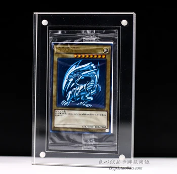 

Yu Gi Oh DIY Blue Eyes White Dragon Collection Cards Display Box Creation Colorful Toys Hobbies Hobby Collectibles Game Card box