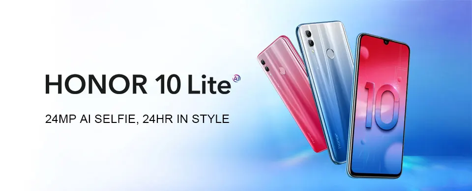 Новинка,, Honor 10 Lite, смартфон, 6,21 дюймов, FHD, Kirin 710, четыре ядра, 6 ГБ ram, 128 ГБ rom, Android 9,0, отпечаток пальца, телефон