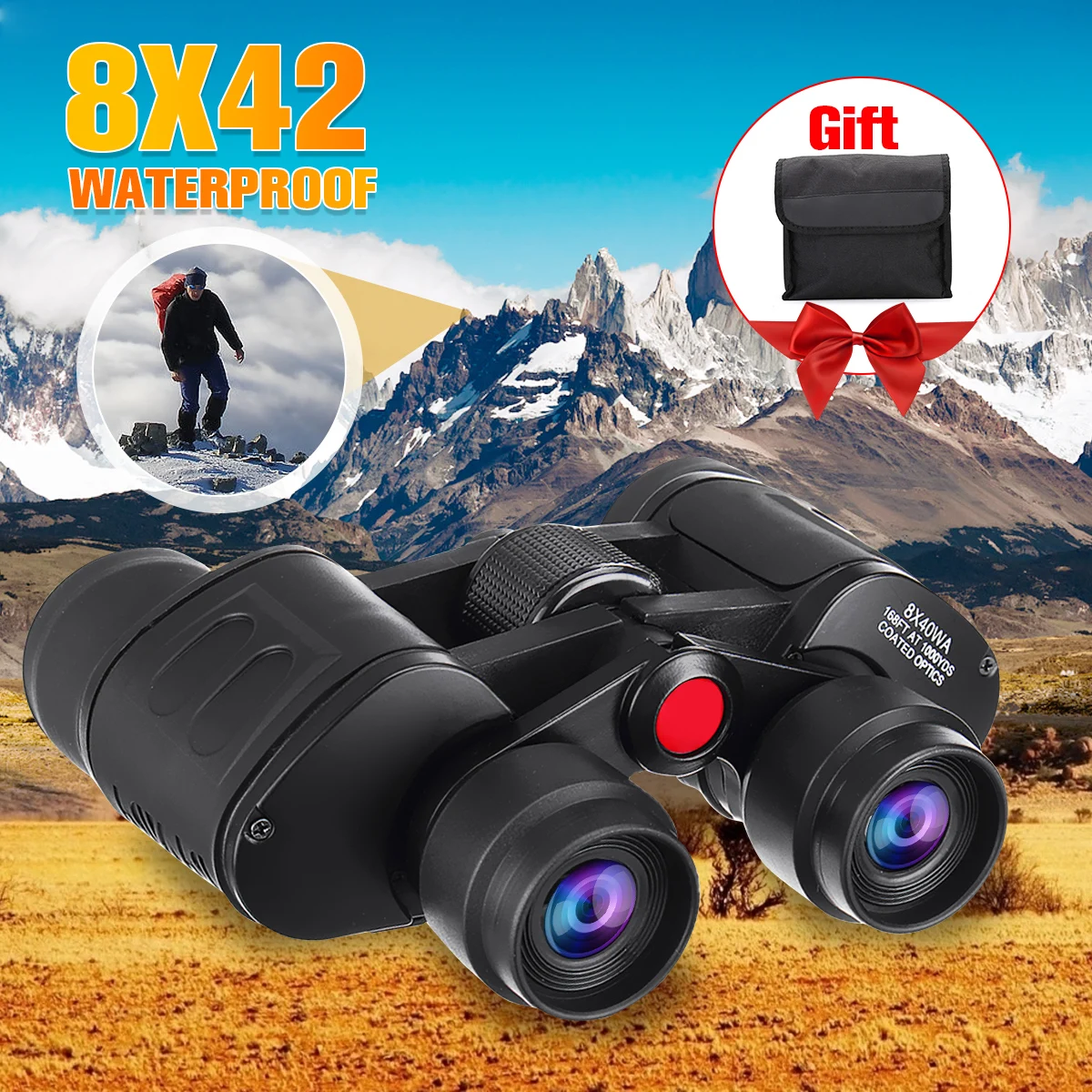 8x40 binoculars