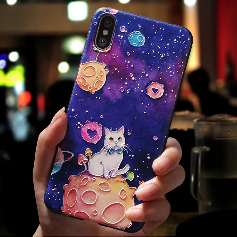 3D чехол с тиснением для samsung A51 мягкий силиконовый телефона Galaxy A71 TPU Fundas A 71