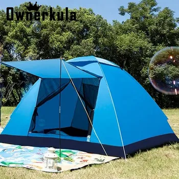 

Ownerkula Waterproof 1-2 Person Camping Tent Beach Tent Outdoor Hiking Free Construction Tent 1 Second Construction