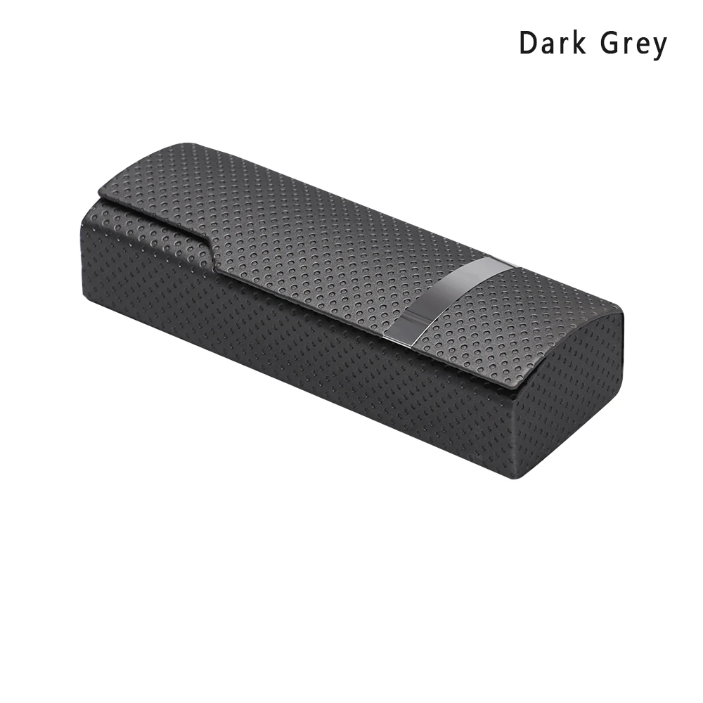 dark grey Горячая Новинка 1 шт унисекс портативная коробка для очков Модные прямоугольные очки для чтения солнцезащитные очки защитный чехол Защита для очков - Цвет: dark grey