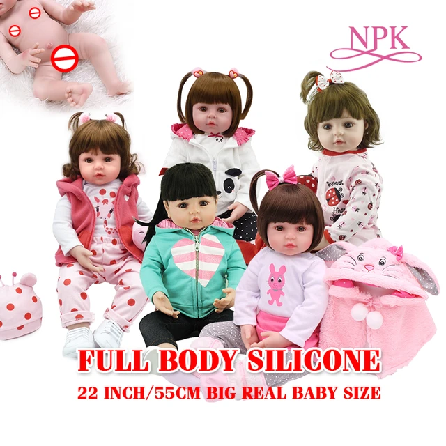 Npk, Boneca De Bebê Reborn 55cm, Boneca De Menina, Corpo Inteiro De Silicone  Macio, Toque Real, Boneca De Princesa - Bonecas - AliExpress