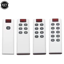 433mhz sem fio código de aprendizagem digital transmissor controle remoto para interruptor remoto 1/3/6/8/10 botão para 2262/ev1527 elétrica