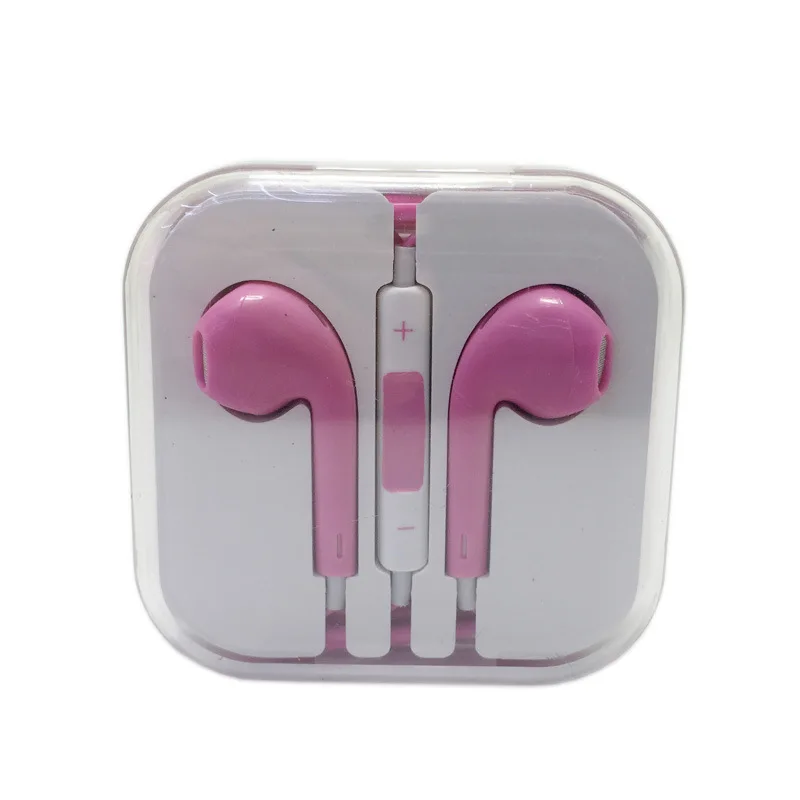 Pink Daruyne спортивные наушники 3,5 мм, проводные наушники-вкладыши, стерео наушники с микрофоном для iPhone, samsung, huawei, Xiaomi - Цвет: Pink