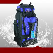 Супер большая емкость упаковки 80L мужчины или женщины высококачественный багаж сумки добавляя увеличенную емкость семьи большой туристический рюкзак