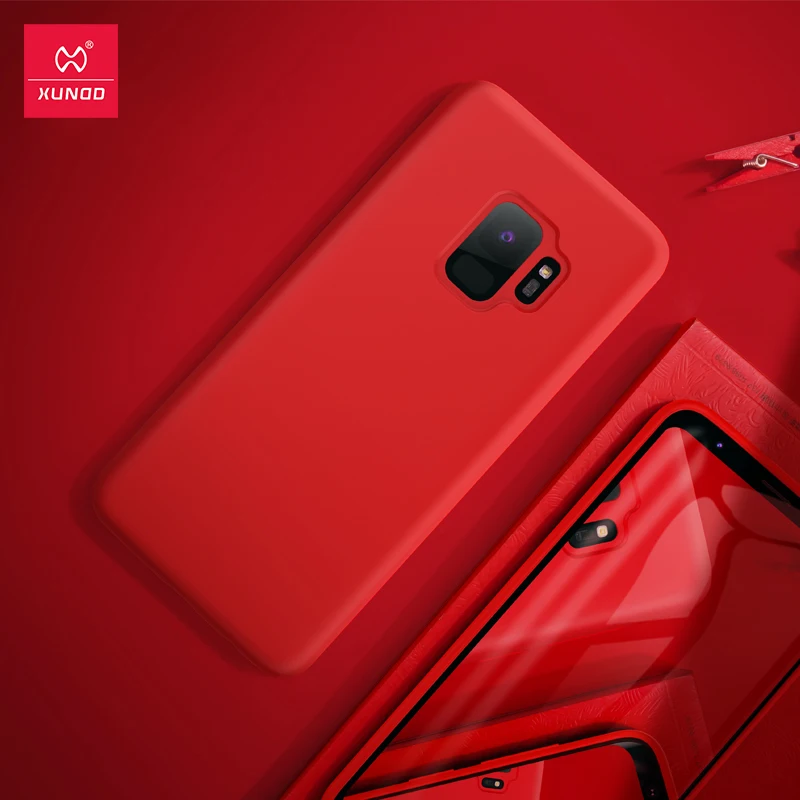 Xundd чехол для Samsung S9 противоударный жидкий силиконовый телефона Защитные подушки безопасности мягкий Galaxy