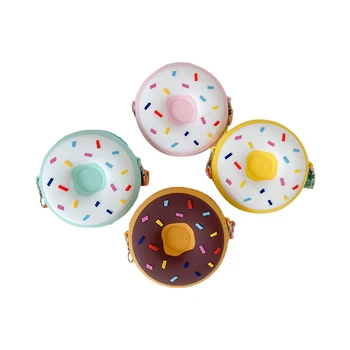 

Fashion Toddler Kids Cartoon Purse Lovely Donut Shape Crossbody Bag Birthday Christmas Gift for Little Girls New