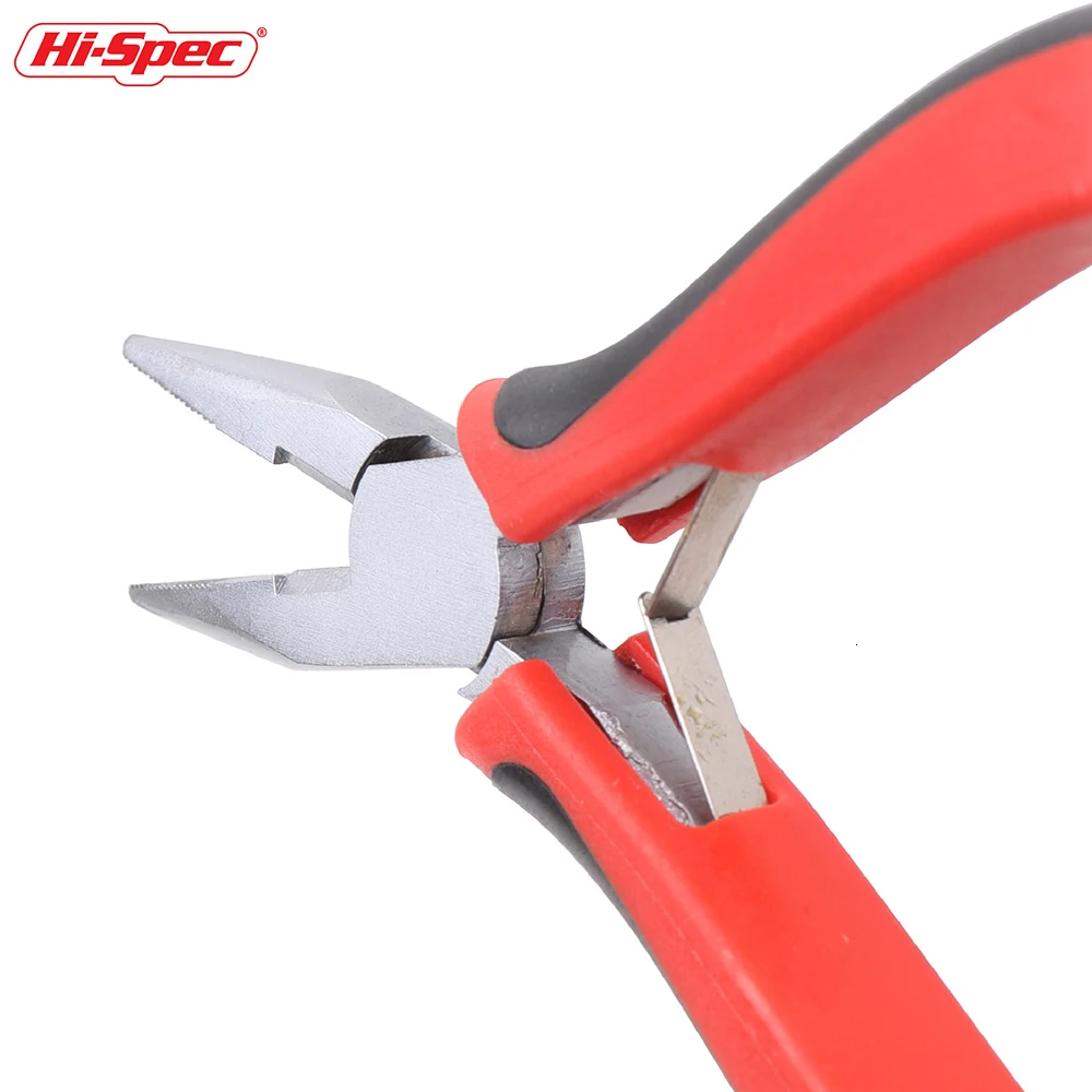 Hi-Spec из нержавеющей стали электрические кусачки для кабеля режущие боковые ножницы плоскогубцы кусачки мини диагональные плоскогубцы ручные инструменты