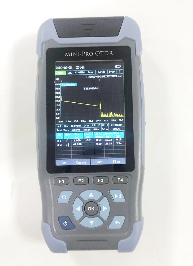 980REV mini pro OTDR Reflectometer 9 functions in 1 device