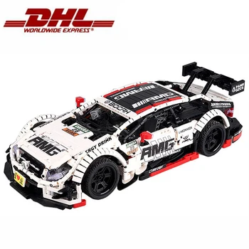 

DHL Technic C63 DTM 1:10 Car Toys Remote Control Car MOC 23012 LED Kits Building Blocks 2289Pcs Bricks Educational Toys for Kids