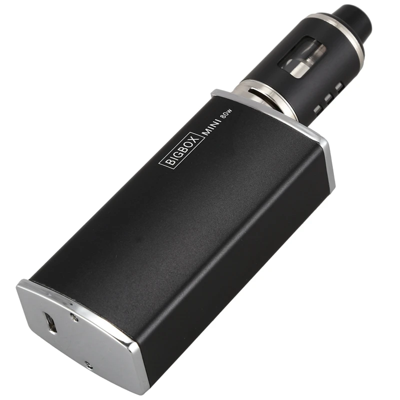 Электронная сигарета 80 Вт регулируемый vape mod box kit 2200mah 0.3ohm 3 мл бак электронная сигарета большой дым атомайзер вейпер(черный