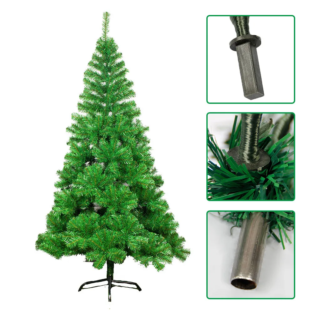 Искусственное украшение Рождественская елка железная основа зеленый/белый год год Рождество Домашний фестиваль украшения