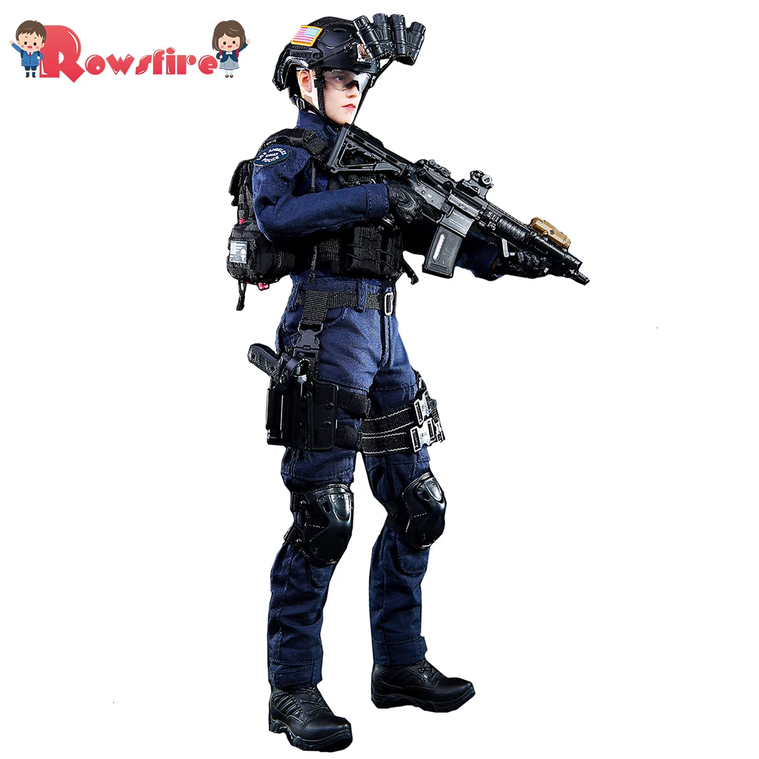 

High Recommend For Minitimes 1/6 Swat Women Soldier Model Action Figure Model