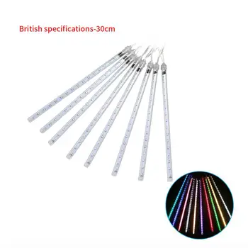 

Holiday Light String Waterproof 30/50cm 8 Tube Festival Meteor Shower LED Light Indoor Outdoor Garden Party Decorative Light