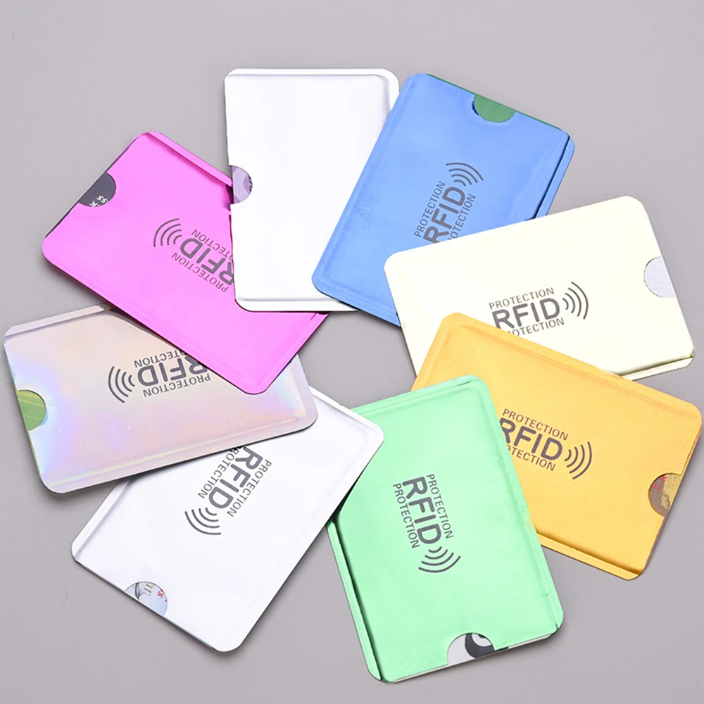 5 шт. чехол кошелек для банковских карт с Rfid защитой|Держатели и пропусков| |
