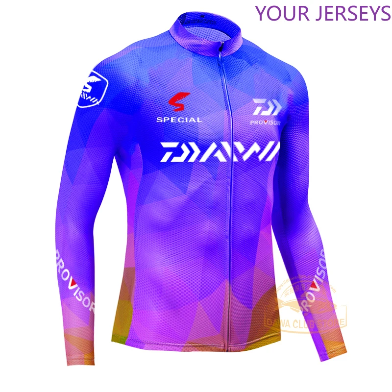 

Daiwa Fishing DAIWA Shirts Outdoor Sport Long Sleeve Breathable Hiking Cycling Clothes Quick Dry