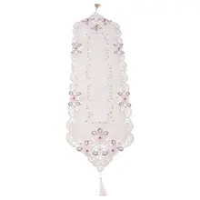 Топ!-новинка, скатерть с цветочной вышивкой, узор:#2, размер цветка: 40X150 см